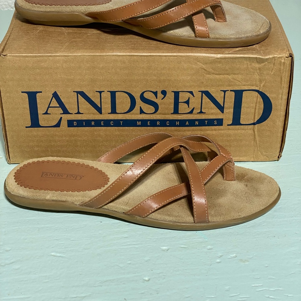 Lands' End Brown Sandals